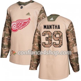 Adidas Maillot de Hockey Detroit Red Wings Anthony Mantha 39 2017-2018 Camo Veterans Day Practice Authentic - Homme